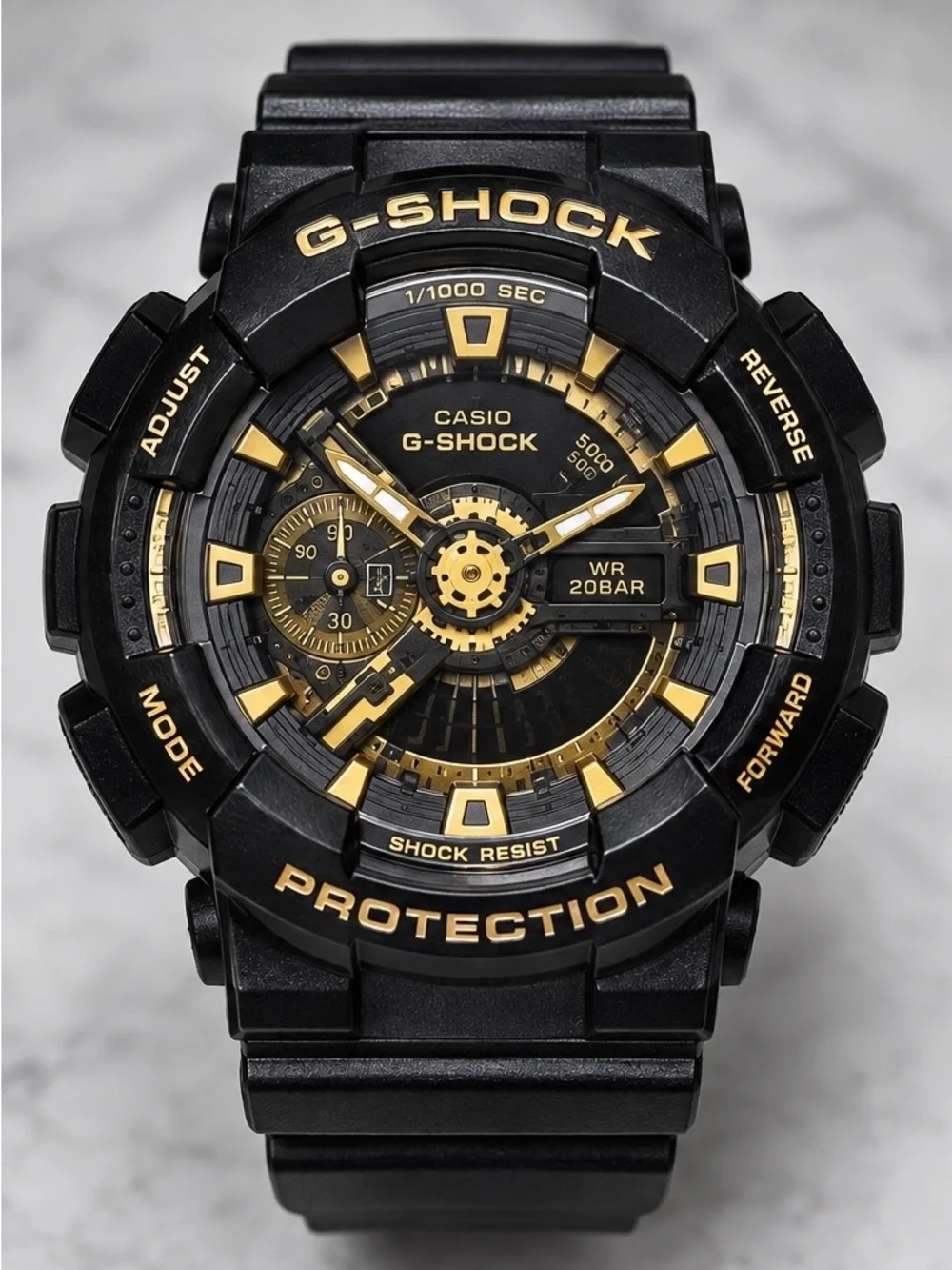 Casio G-Shock Black and Gold Analog-Digital Sport Watch